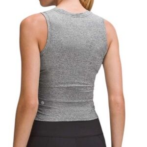 Lululemon License to Train Tight-Fit Tank Top Heathered Grey Small
